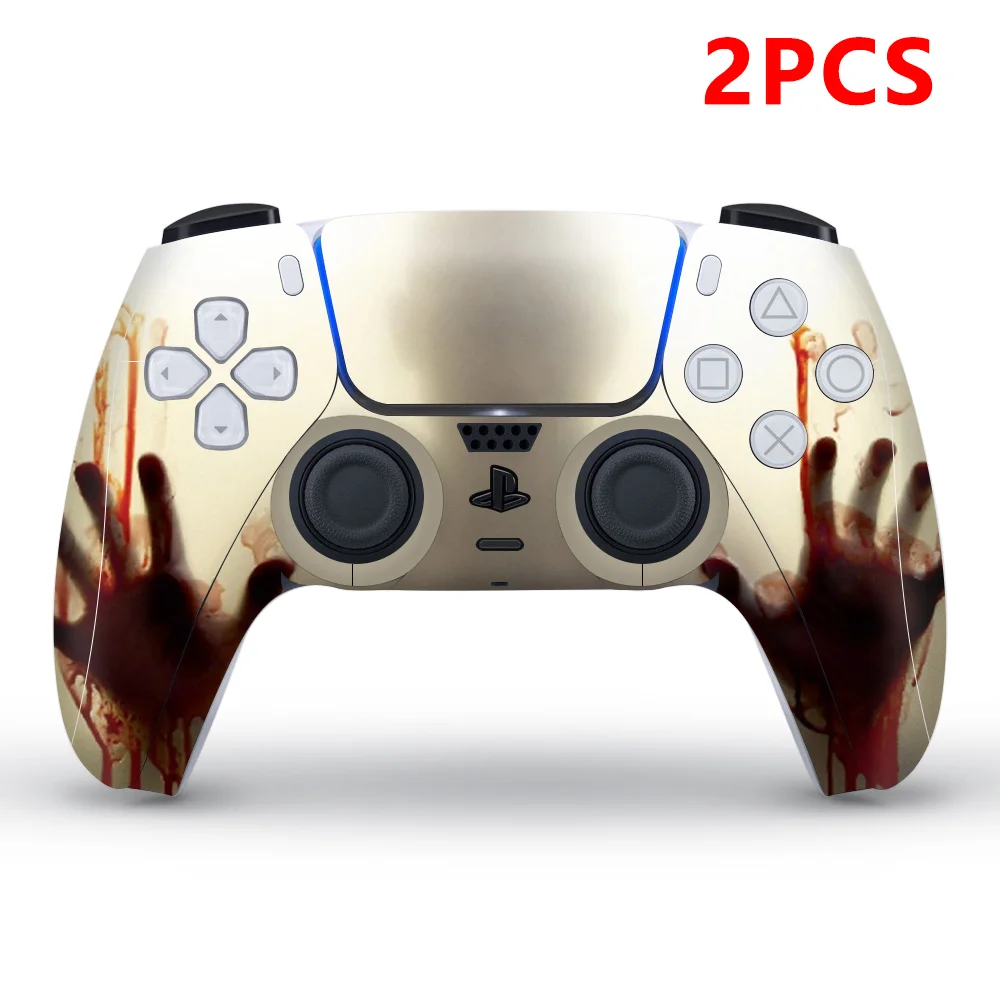 2 قطعة الجلد ملصق مائي الفينيل ل PS5 غمبد تحكم ل PS5/برو/سليم وحدة التحكم الغطاء الواقي ل PS5 اكسسوارات