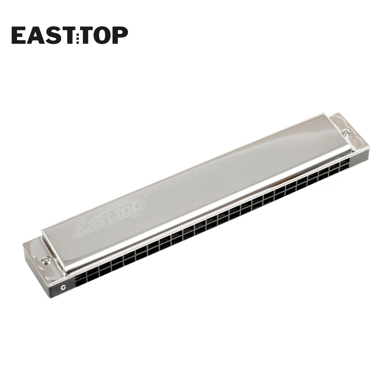 EASTTOP-armónica profesional T2403 de 24 agujeros, Tremolo, C Key, buena estanqueidad al aire, instrumentos musicales