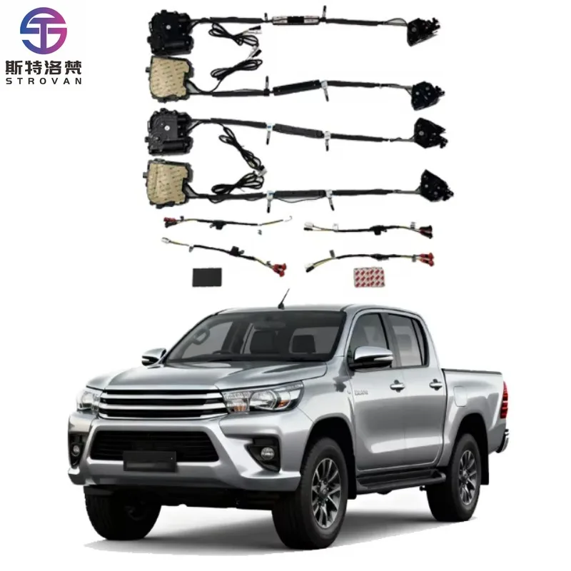 

STLF CLRAK New for Hilux 2016-2024 Model Style (the 8th Generation) Electric Door Lock Electric Suction Door for Retrofit/Upgrad