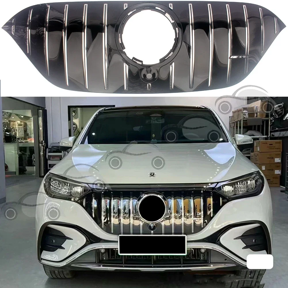 Car Front Racing Facelift Grill Upper Bumper Grilles Radiator For Mercedes-Benz X294 EQE350 EQE450 EQE500 SUV 2022 2023