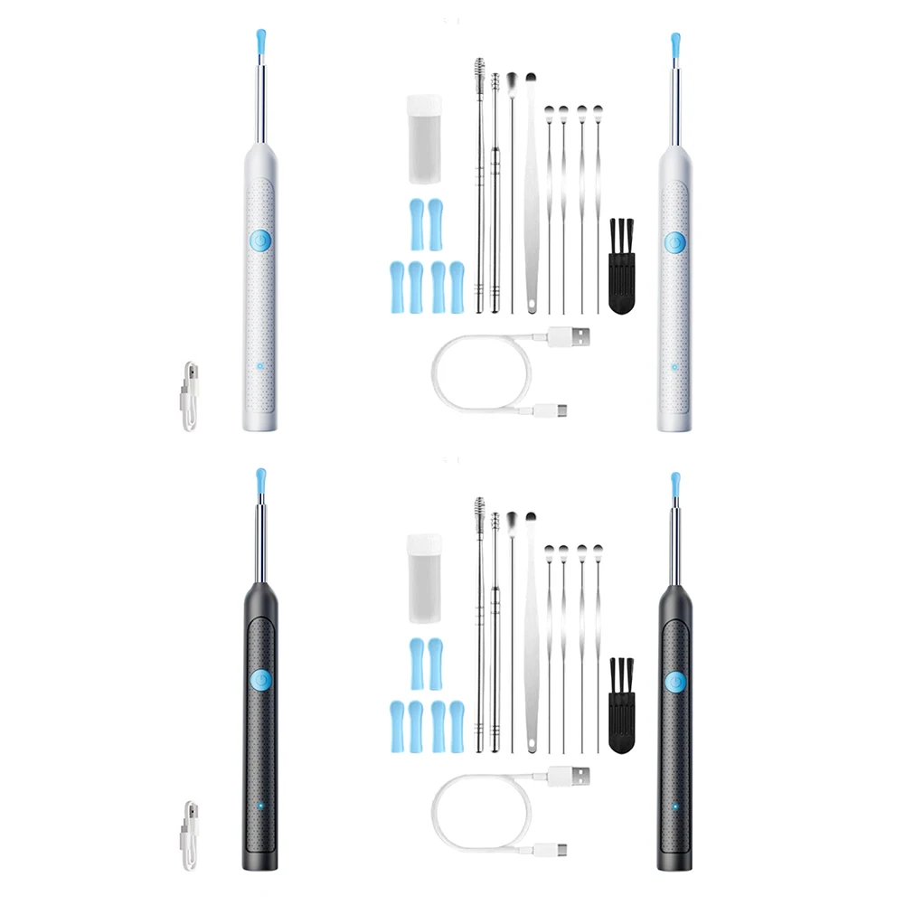 

Smart Visual Otoscope Ear Wax Cleaner with Camera Endoscope Earpick Rechargeable Wireless Ear Wax Removal Health Care Tool Set ﻿