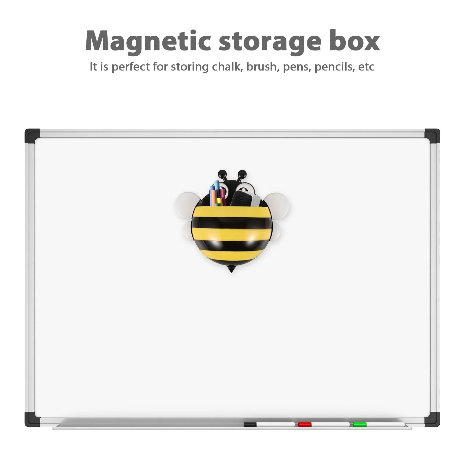 Storage Box Little Bee Toddler White Marker Pen Magnetic Labels for Racking Plastic Holder