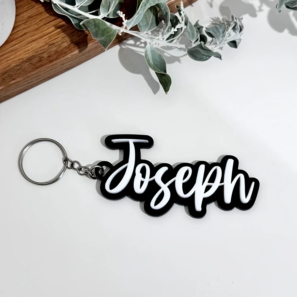 Custom 3D Printed Name Keychain, Personalised Gift