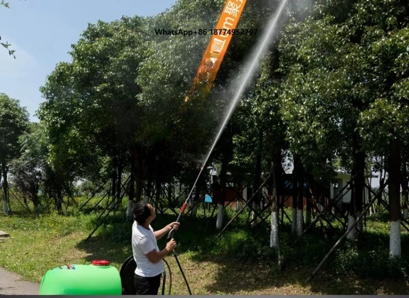 13HP  Fruit Tree Sprayer Agricultural Trolley Petrol Power Sprayer with Wheels