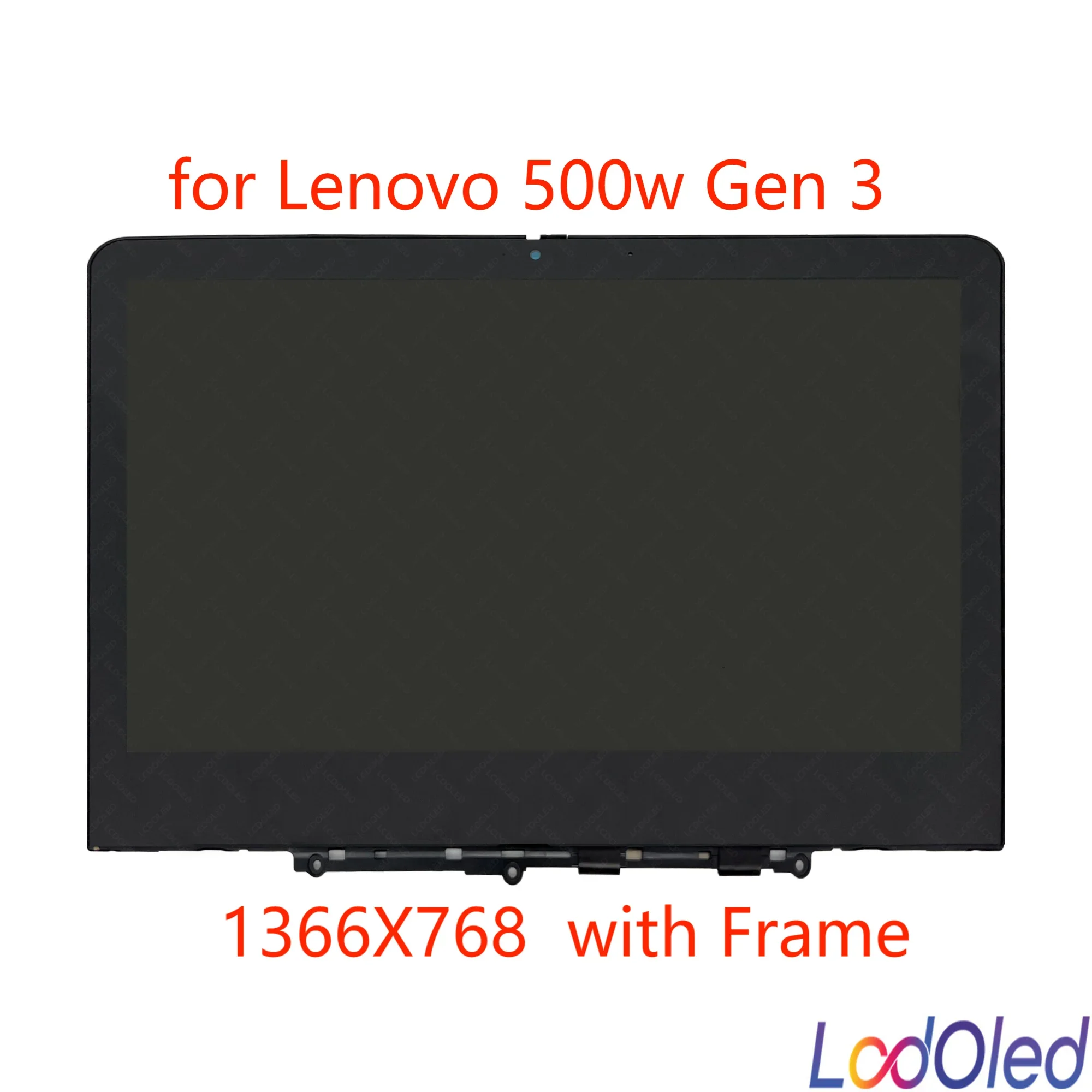 11.6'' IPS LED LCD Display Touch Screen Digitizer Assembly for Lenovo 300w Gen 3 82J1 With Frame 1366X768 30 Pins 60 Hz