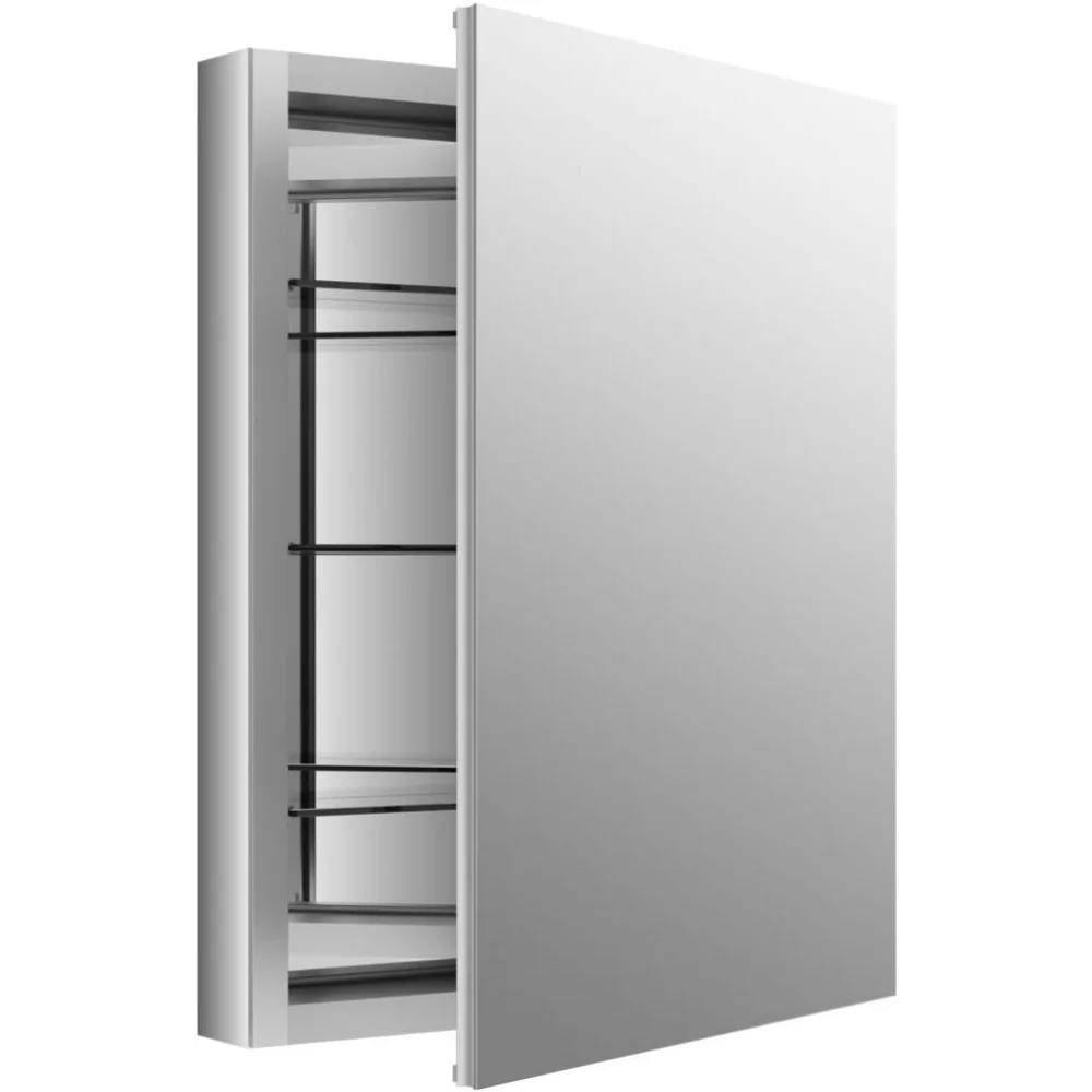 

Verdera 24 in. W x 30 in. H Recessed Medicine Cabinet in Anodized Aluminum