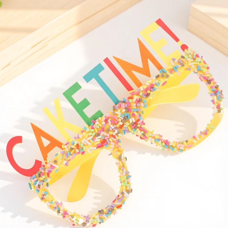 

Birthday Glasses Party Novelty Eyewear Funny Glasses Props for Birthday Photo Booth Creative Sunglasses Supplies