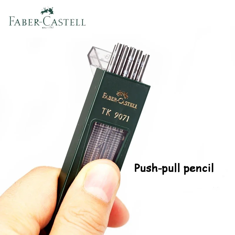 Faber Castell TK 9071 derivazioni ricarica 2.00mm/3.15mm Super polimero Premium forte piombo liscio scuro per matite meccaniche/automatiche