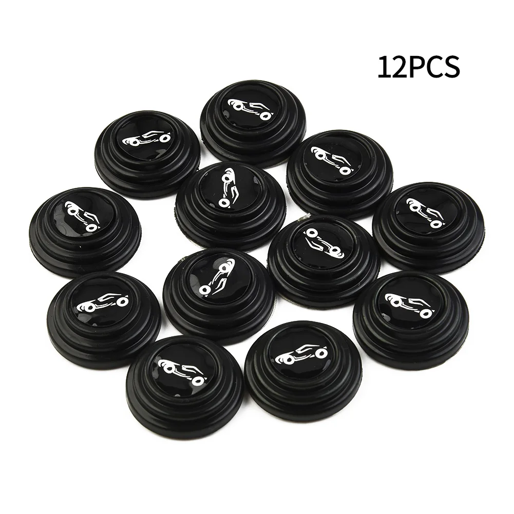 

New Practical Quality Door Anti-Collision Pad Stickers Black Car Exterior Gasket Parts Replacement Silicone Pad