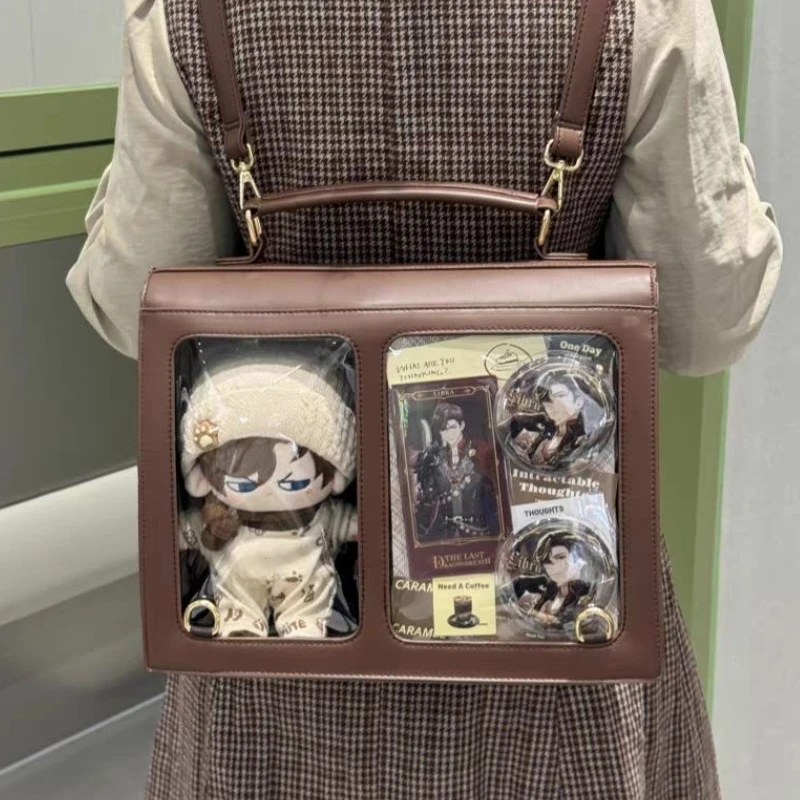 Nicho japonés transparente Ita bolso Casual de gran capacidad chica bolso de hombro tipo bandolera moda Ulzzang estudiante mochila ItaBag