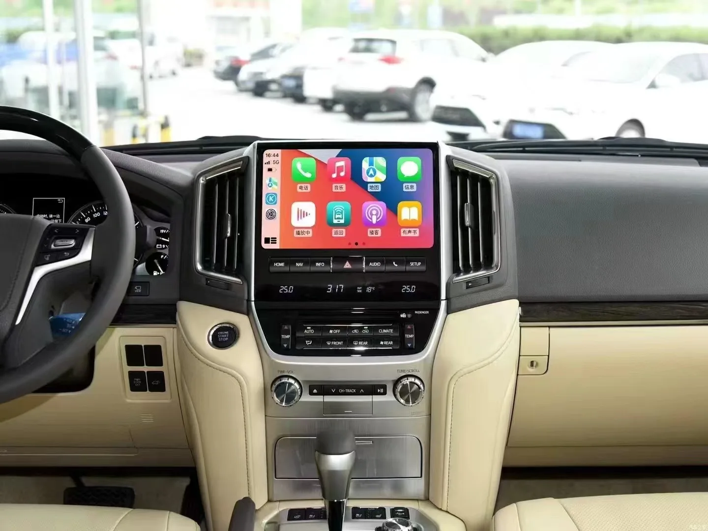 10 Inch Car Radio Android Touch Screen Multimedia Carplay Gps Navigation for Toyota Land Cruiser LC200  2008-2015