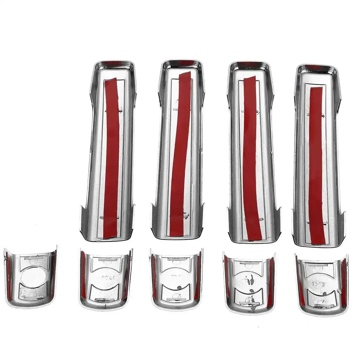 9 Pcs/Set Chrome Pl…