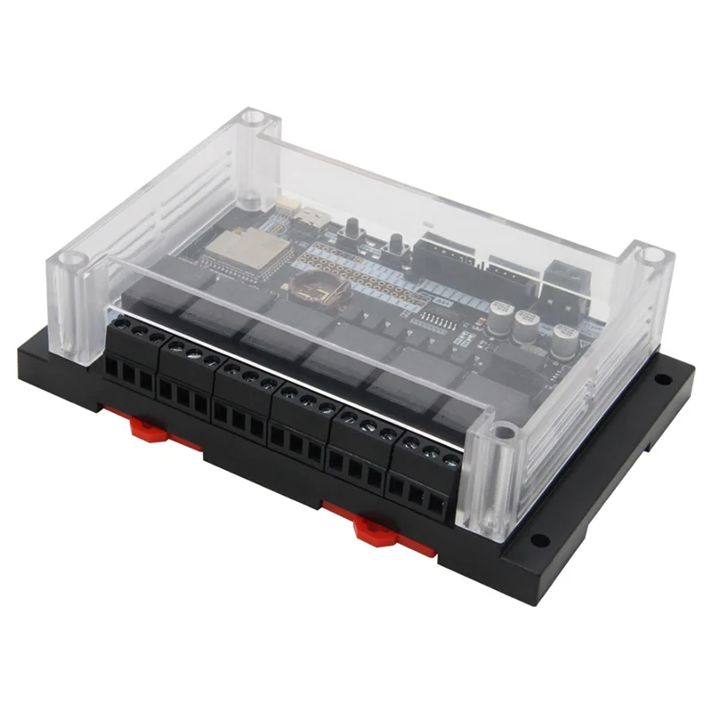 ABKI-LILYGO T-Relays3 ESP32-S3 6-Way لوحة تطوير التتابع أسود ABS واي فاي بلوتوث وحدة لاسلكية