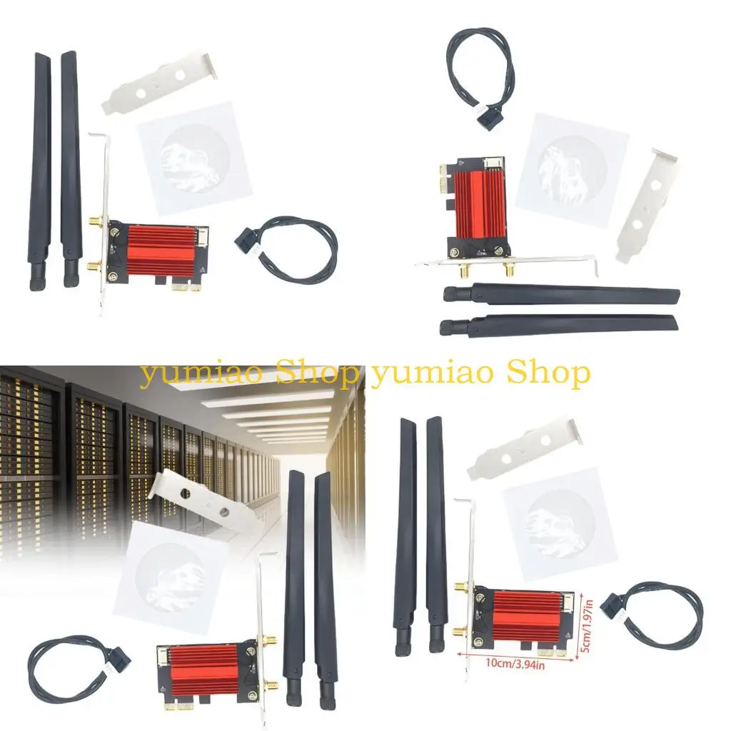 587B 802.11AC 1200mbps Double Band 2.4G/5GHz Bluetooth-compatible Networking Card