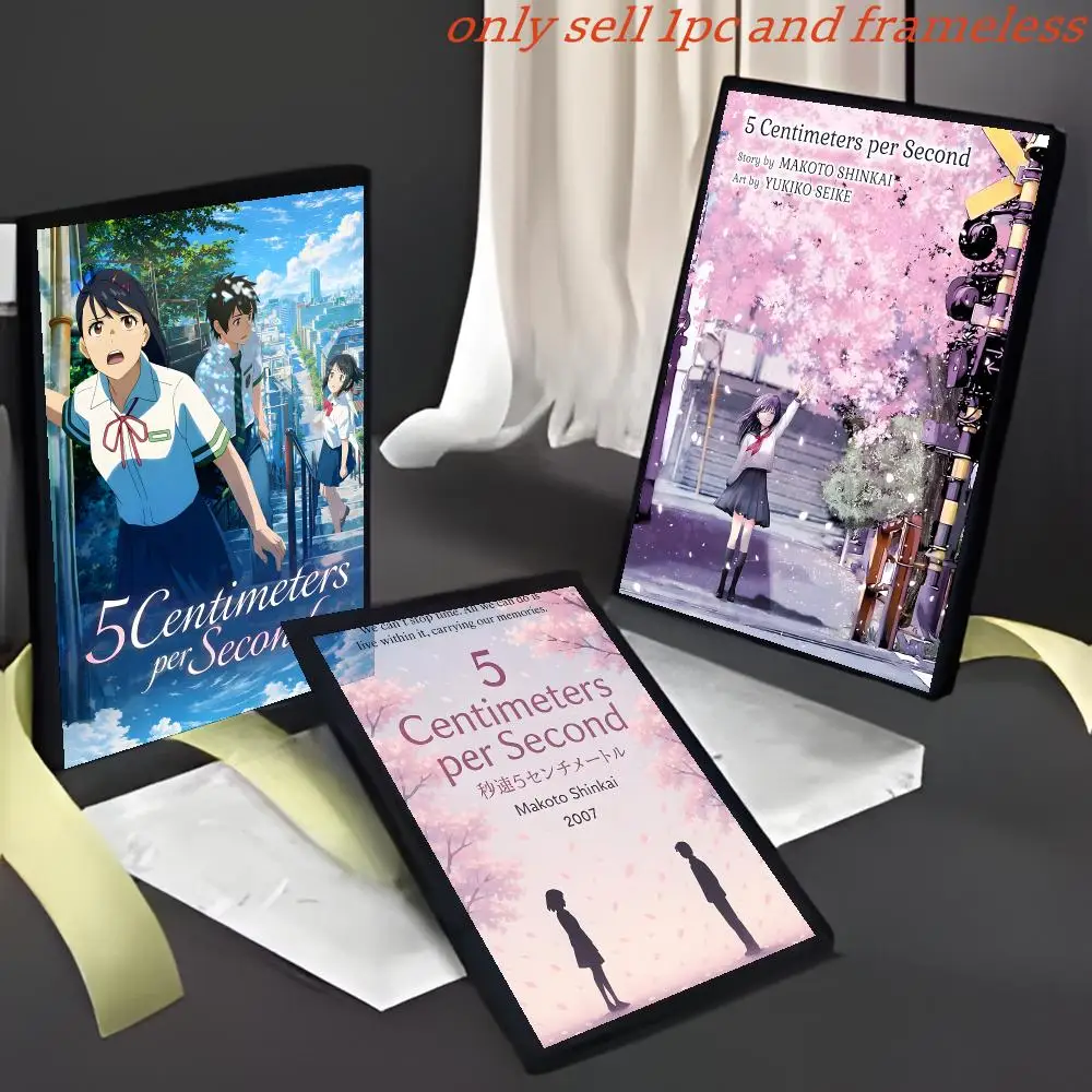 5 Centimeters Per Second Poster Poster HD Art Sticky Wall Waterproof Home Living Room Bedroom Bar Aesthetic Decoration