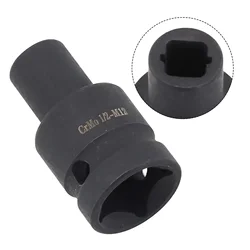 1pc Double Head Suqare Tap Socket 1/2inch Driver M6 To M24 Sockets For Pneumatic Ratchet Wrench Square Tap Socket 6mm-24mm