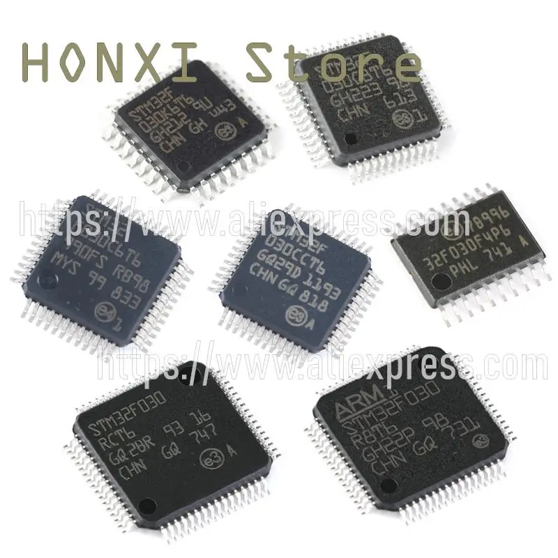 

5PCS STM32F030F4P6 K6T6 C6T6 C8T6 CCT6 RCT6 R8T6 The ARM architecture (M0 32-bit microcontrollers MCU