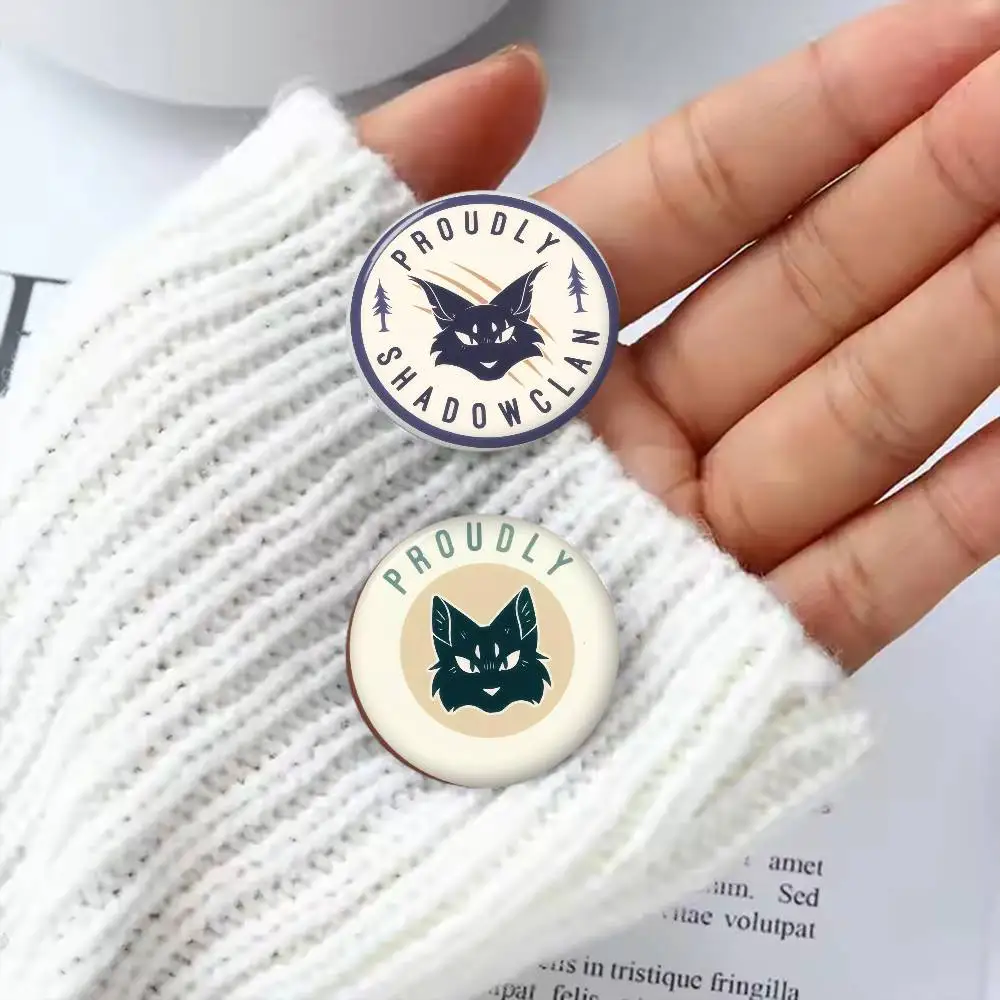 Anime Brooches Cute Cartoon Badge Jacket Jeans Lapel Pin Gift Accessorie Cartoon Cute Warrior Cats Book view 4