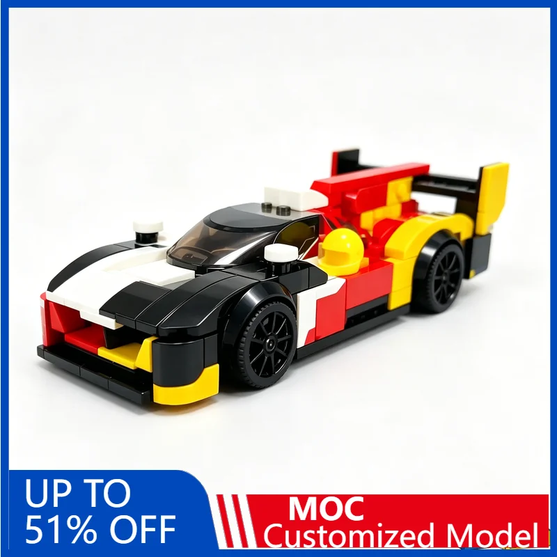 

315 PCS M Hybrid V8 20 2025 Racing Car Model Customize Building Blocks Educational Assembly Vehicle Toy With Minifigure For Boys