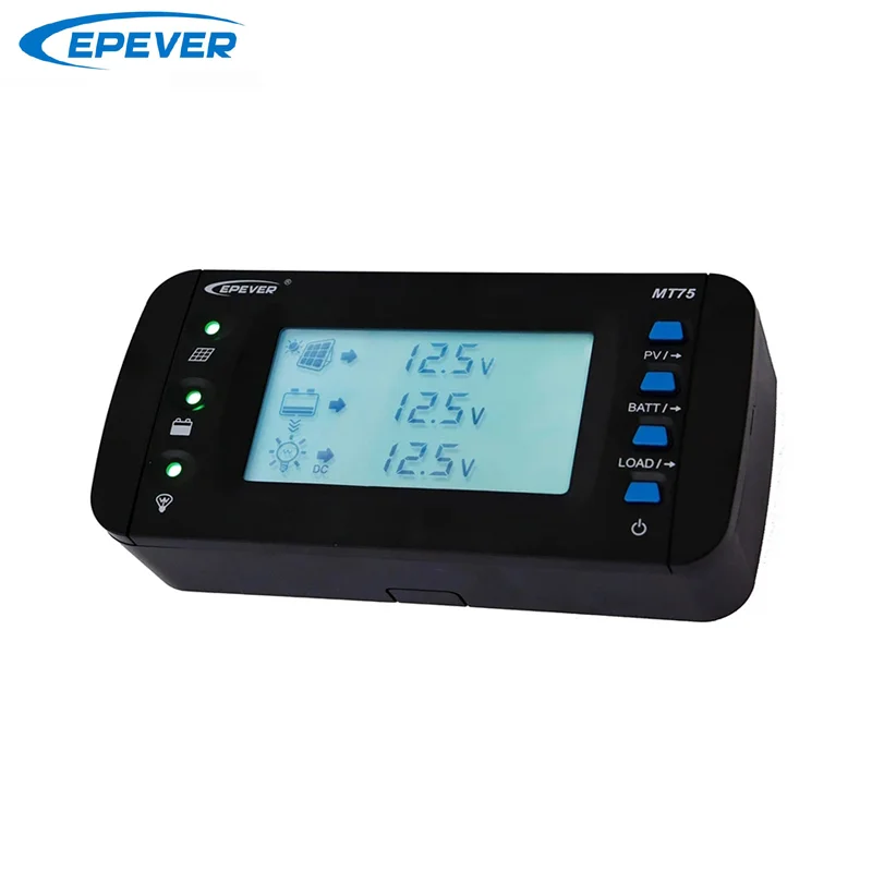 EPEVER MT75 New Generation Remote Meter Can Monitor EPEVER Solar Controller And Inverter On One Screen At The Same Time