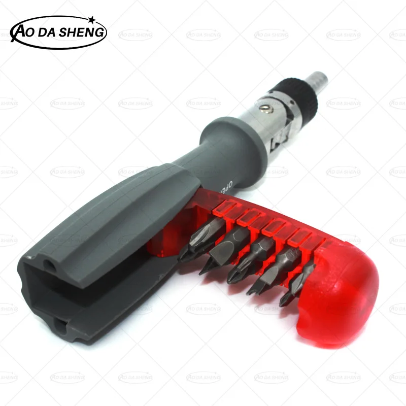 XMSJ Alloy Ratchet Multi-function Screwdriver Set Multi Angle Cross Plum Triangle Shape Screw Driver Adjustable Maintenance Tool