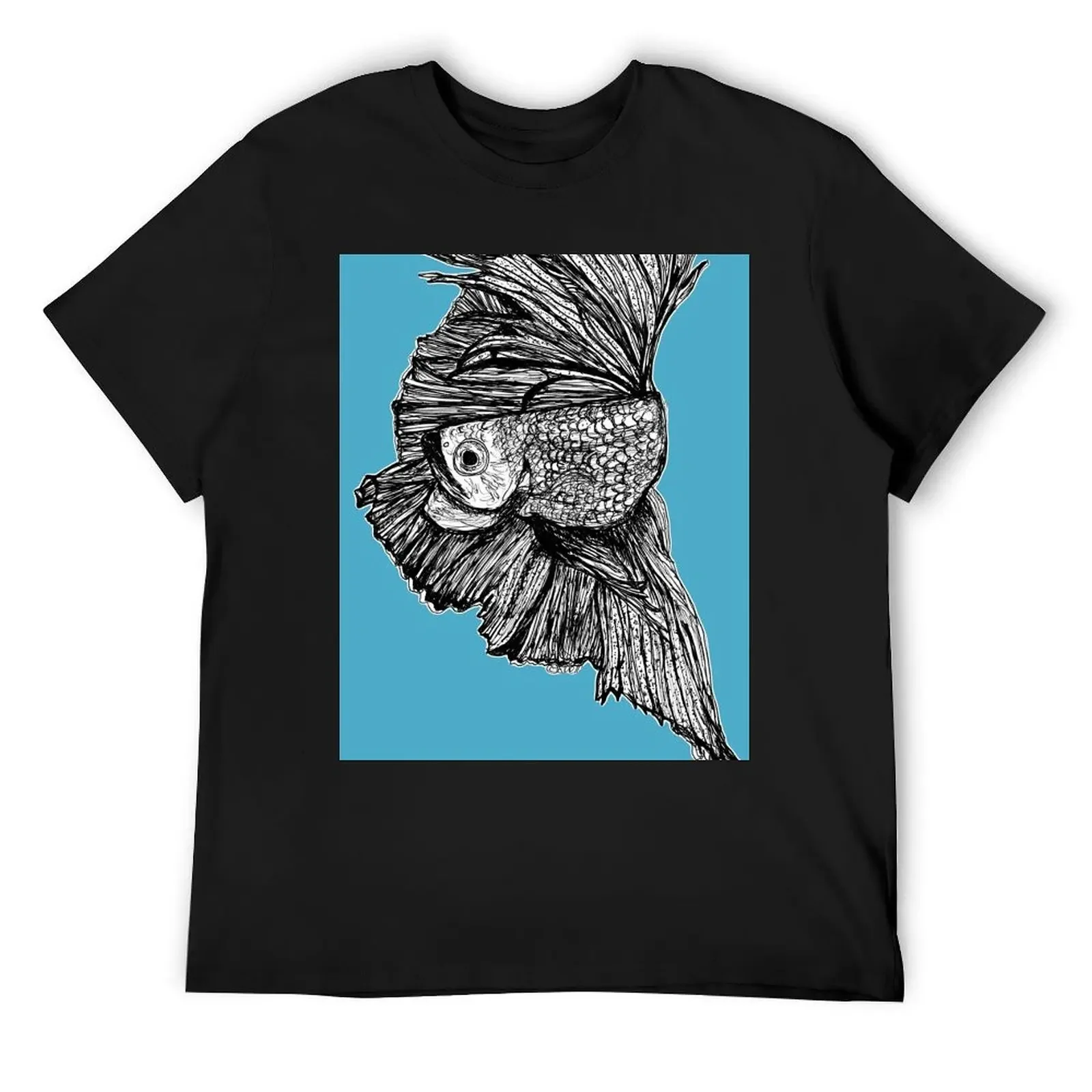 Gloria the Fighting Fish T-Shirt blanks basketball graphic tees oversized graphic tee clothing for men