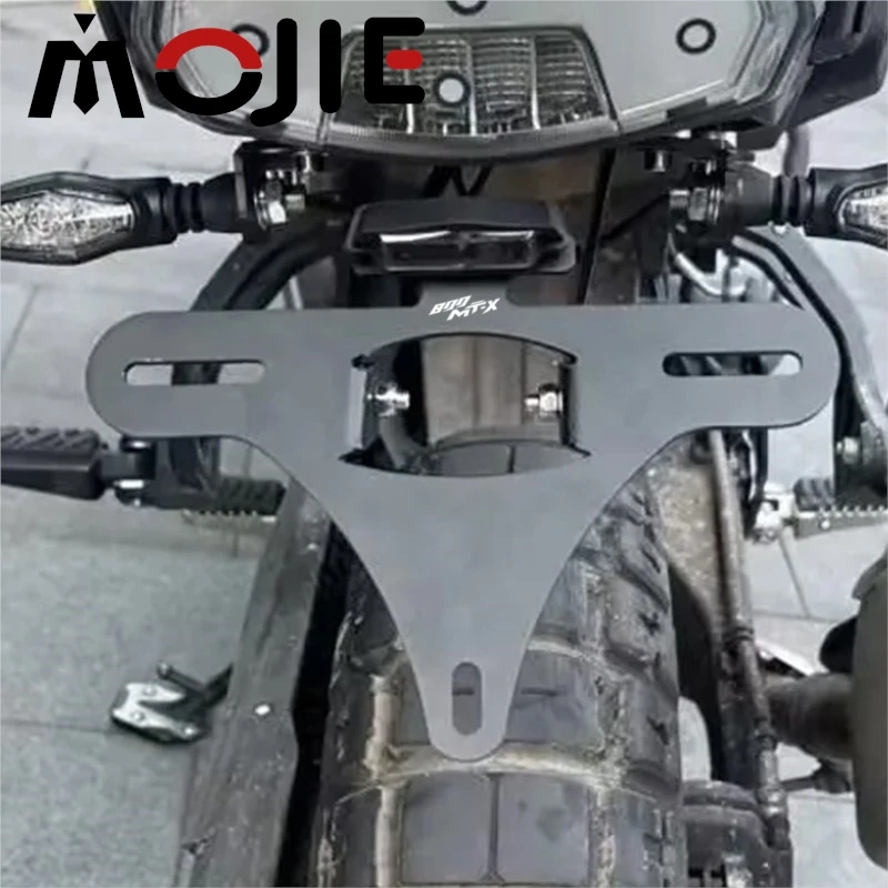 

2025 Motorcycle For CFMOTO CF MOTO 800 MTX 800MT-X MT 2024-2026 Aluminum License Plate Holder Fender Eliminator Tail Frame Plate