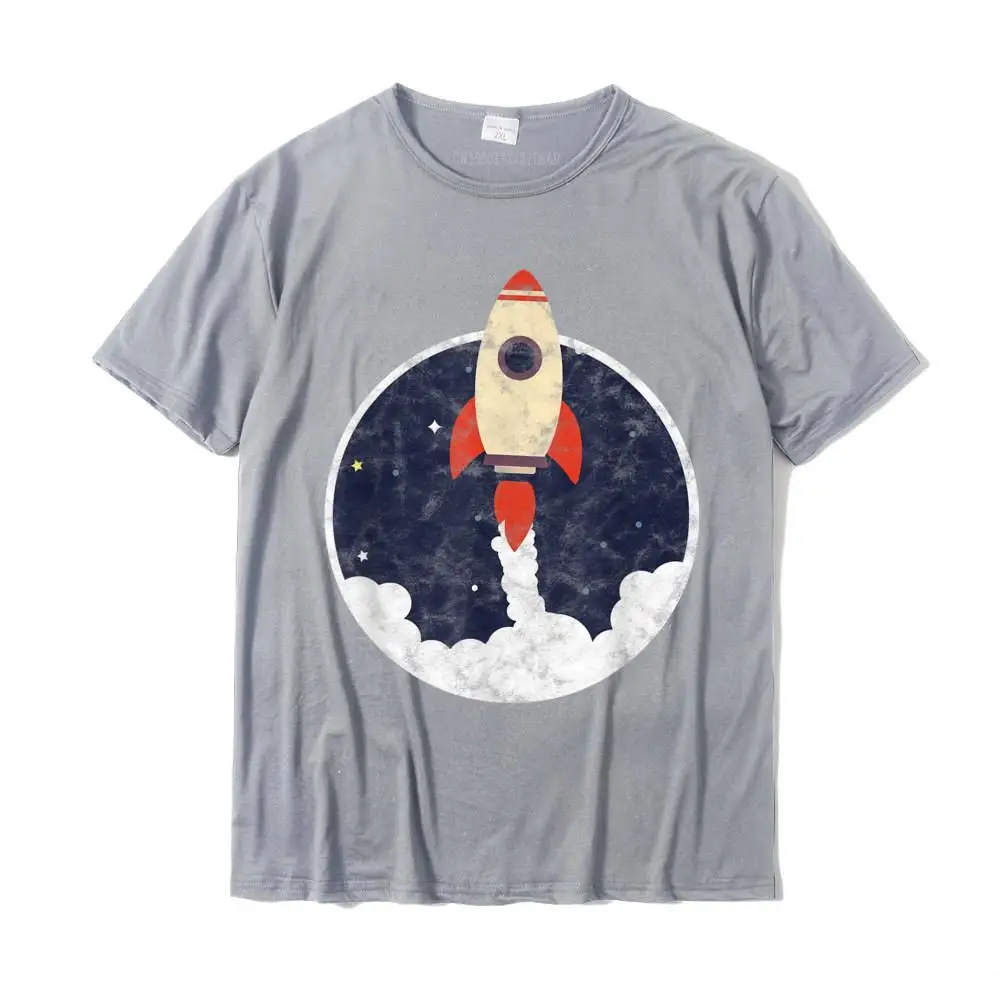 Space Shuttle Cute Little Rocket Spaceship Astronaut T-Shirt Plain Young Top T-Shirts Personalized Tops Tees Cotton Normal