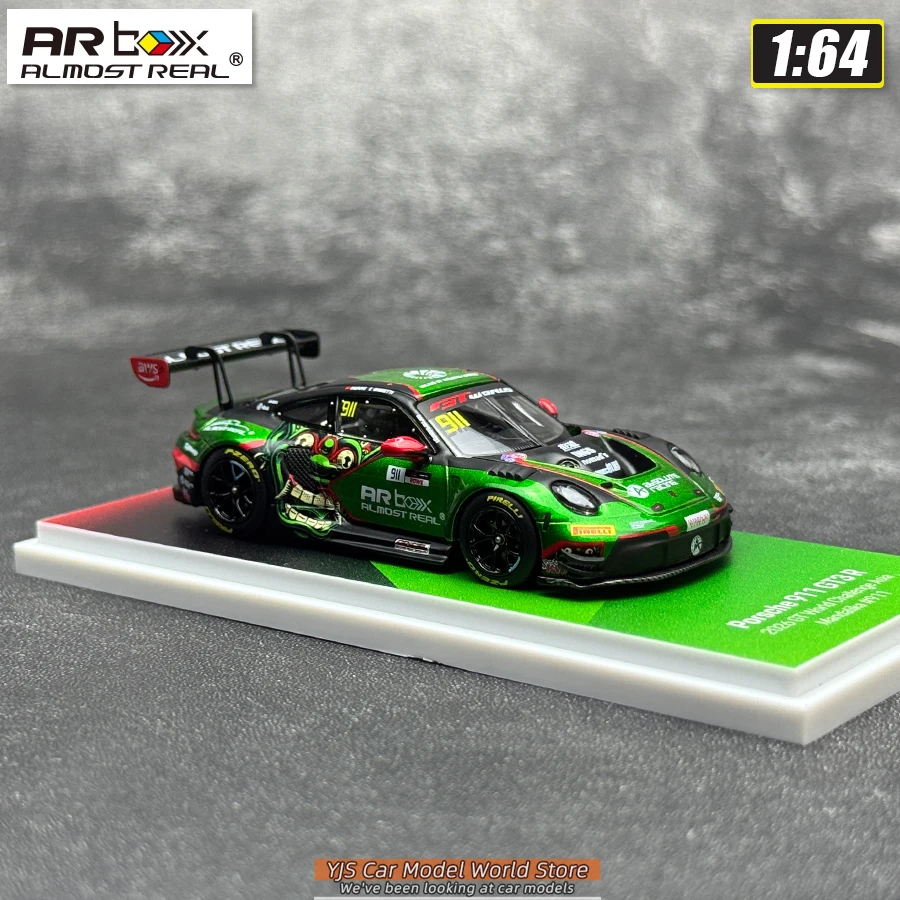 AR BOX Diecast Modell 1/64 Porsche 911 GT3 R 2026 GT Automodell Sammlerstück – Detail 5