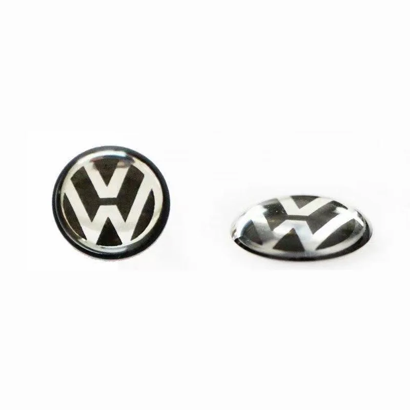 Car Key Sticker Auto Control Keychain Accessories For Volkswagen VW Rline R GTI Golf Polo Passat Magotan Tiguan Bora Jetta T-ROC