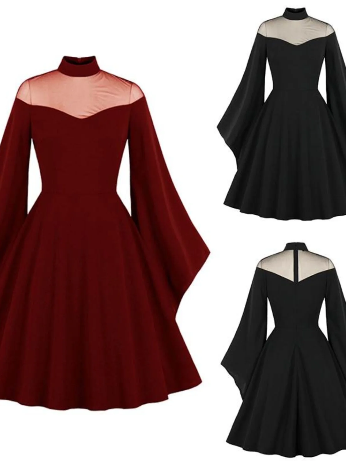 2023 nouvelle gaze d'halloween évasée Sve femme Dr Clean Fit H Version lin matériel t-shirt quart Sve Ci Walk Dr