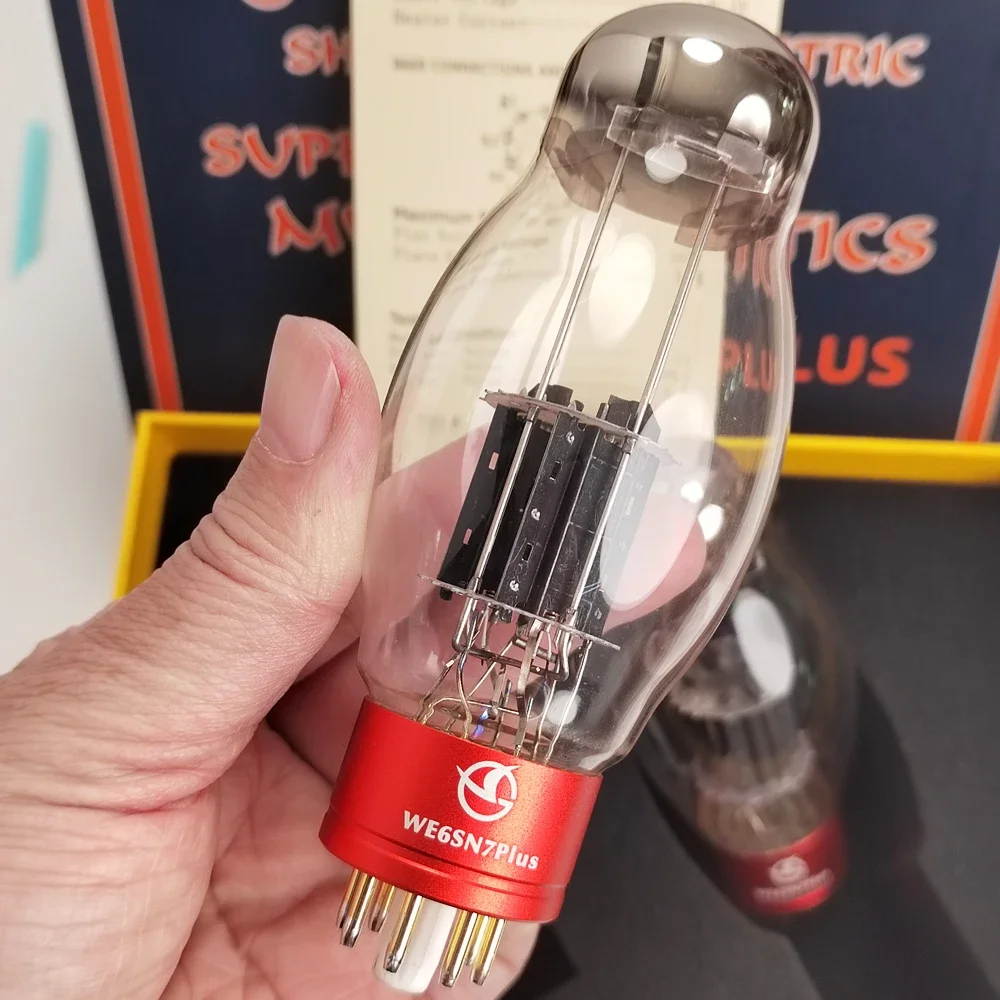WE6SN7 PLUS Sostituzione tubo elettronico 6N8P/6SN7/6H8C/CV181 Amplificatore corrispondente valvola valvolare Quad abbinato ad alta fedeltà
