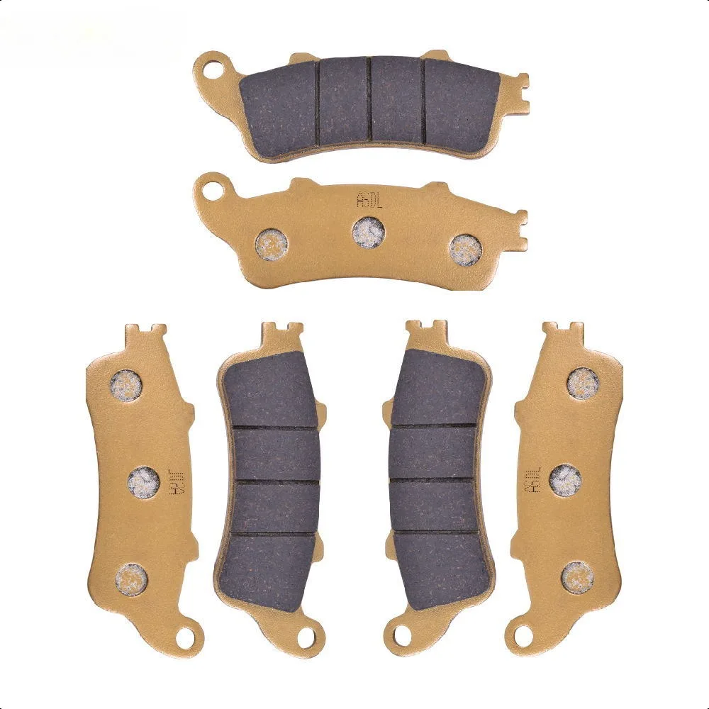 Motorcycle Front Rear Brake Pads For Honda ST1300 Pan European 1300 2002-2007 GL 1800 Goldwing 2006-2013