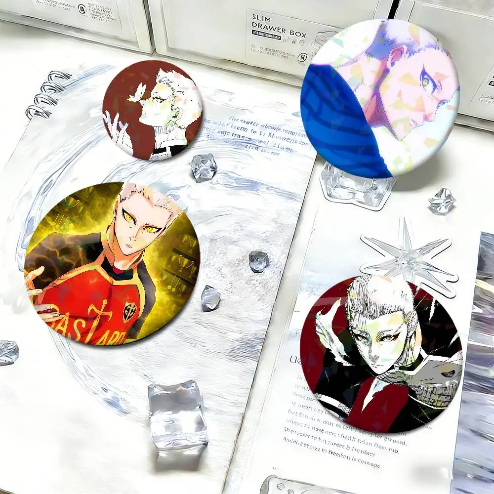 hot anime cool manga N-Noel Noa round Badge Laser Style pins Peripheral Lapel Pins Goods Tinplate Brooch﻿ bag decor