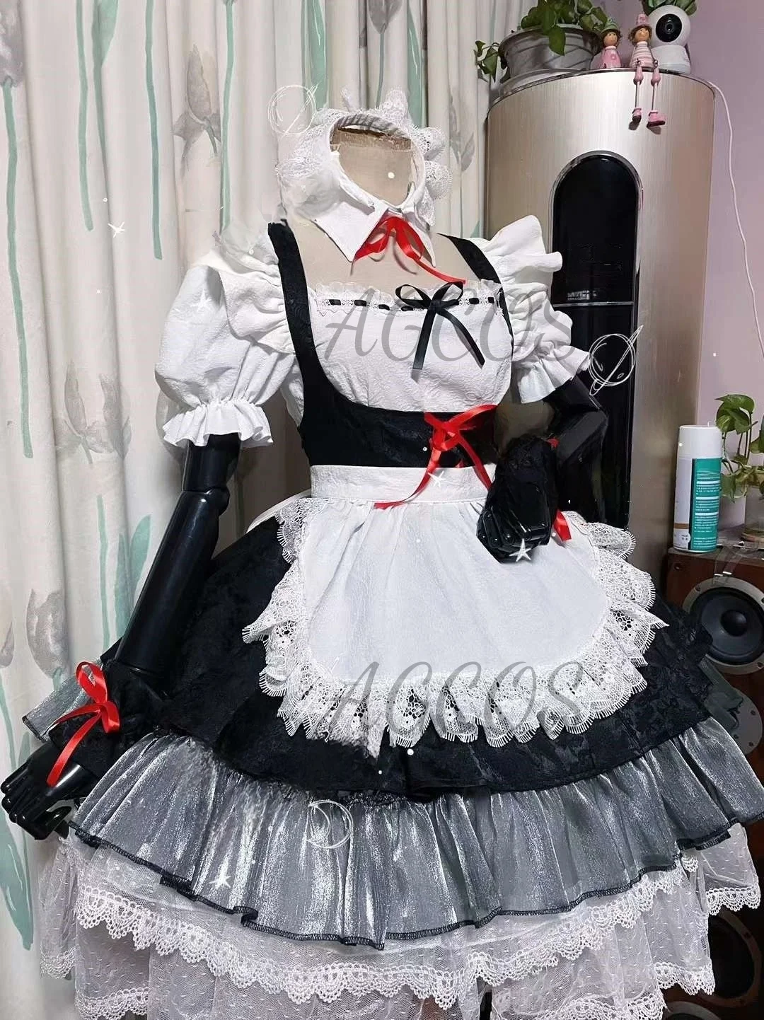 AGCOS Custom Size Megumi Kato Cosplay かとう めぐみ Cosplay Costume Woman Christmas Uniforms Clothes Dress Anime Costumes Customized