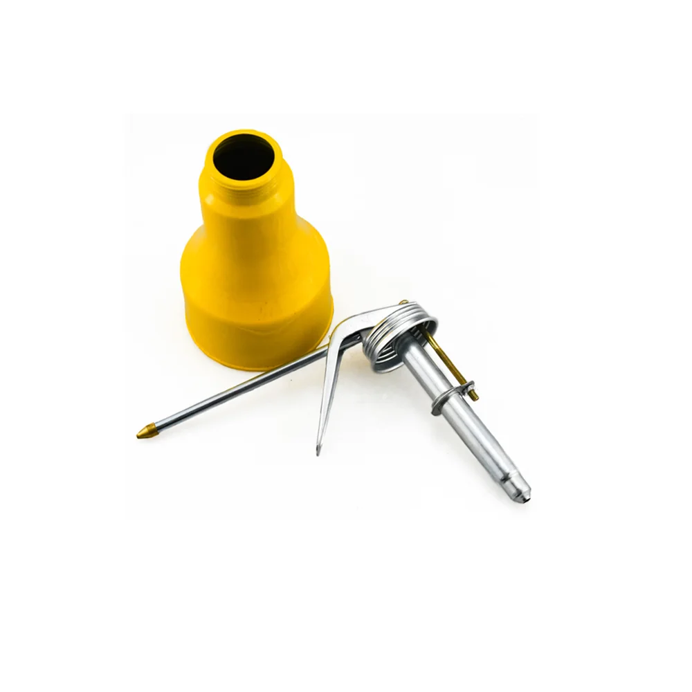 250/400ml Oil Can High Pressure Hand Pump Oiler Lubrication Metal Gun For Lubricants Oiler With Spray Hose Car Oil Pot Bottle