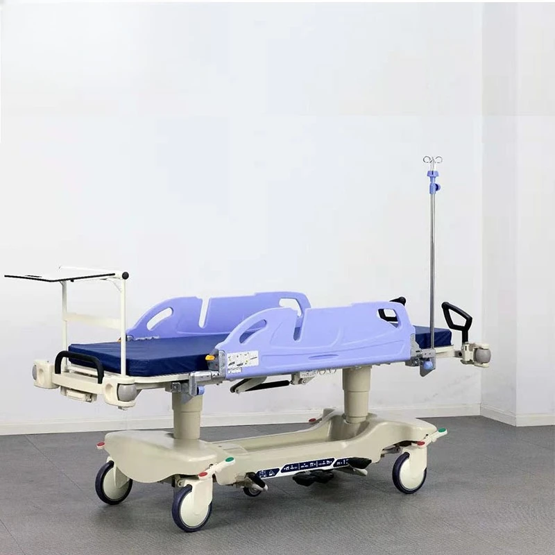 Emergency emergency surgery transfer car can tilt back and forth nursing bed lift ambulance