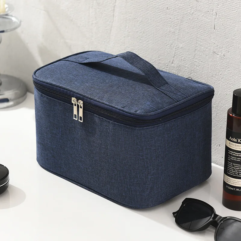 

Fashion Oxford Cloth Makeup Bag for Men Women Travel Portable Waterproof Scratch Resistant Handbag Simple Storage Toilet Bags