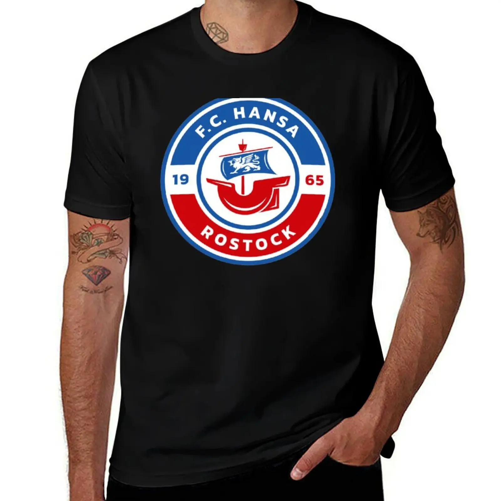 

FC HANSA ROSTOCK T-Shirt summer shirt shirts graphic tee plus size tops compression shirt men