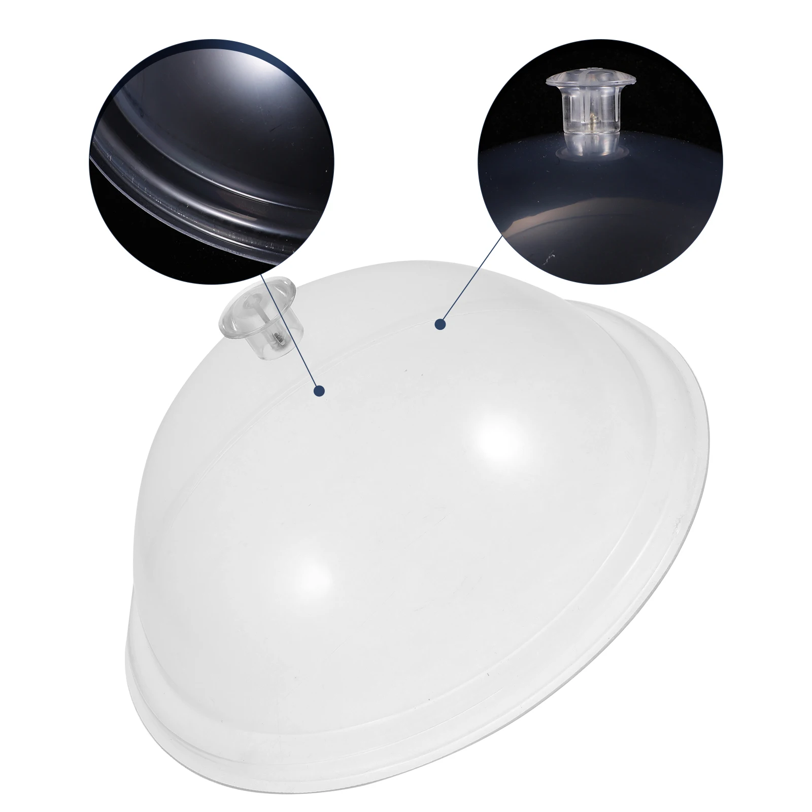 

Acrylic Food Cover 10 Inch 26Cm Transparent Heat Retention Lid For Bacon Beef Burgers Bread Dessert Cookouts Barbecue