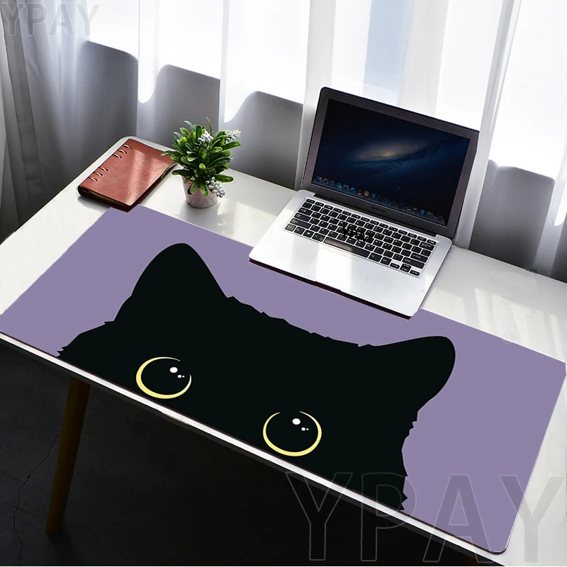 لطيف القط مسند الماوس طاولة مكتبية الحصير الكمبيوتر ماوس شركة كبيرة وسادة للمكتب 100x55 سنتيمتر ألعاب كبيرة ماوس الفأر حصيرة XXXL