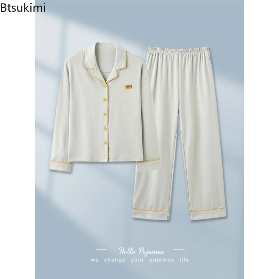 الرجال 100% قميص قطني بكم طويل ملابس خاصة ملابس المنزل غير رسمية الربيع والخريف الترفيه المفتوحة سترة قطعتين مجموعة ملابس خارجية