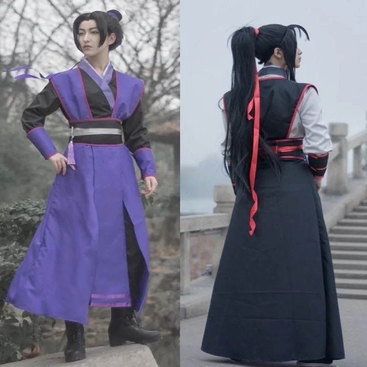 Hot Cosplay Wei Wuxian Cosplay Jiang Chen Costume Anime Grandmaster Of Demonic Cultivation Cosplay Mo Dao Zu Shi Costume Men