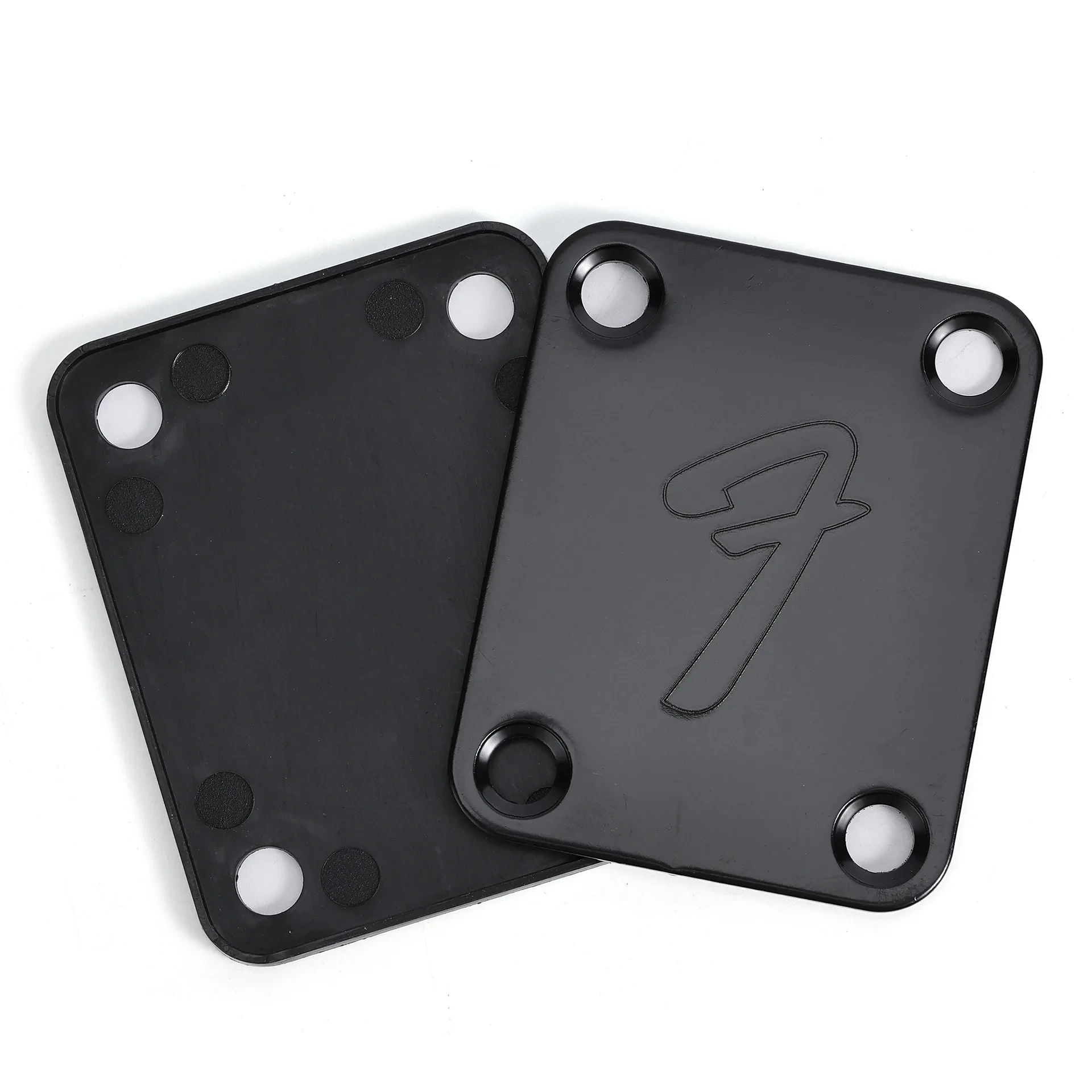 Miwayer Vintage Guitar Neck Plate with Screws Electric Bass Back Plate Fits Most Guitars Silver / Gold / Black Available