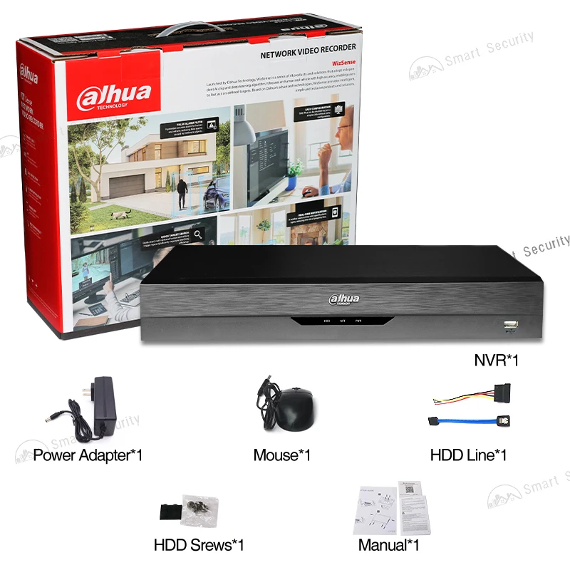 Imagem -04 - Dahua-nvr Smart ai Câmera Security System Gravador de Vídeo 4k Canais 16 Canais Smd 4k Nvr4104hs-ei Nvr4108hs-ei Nvr4116hs-ei