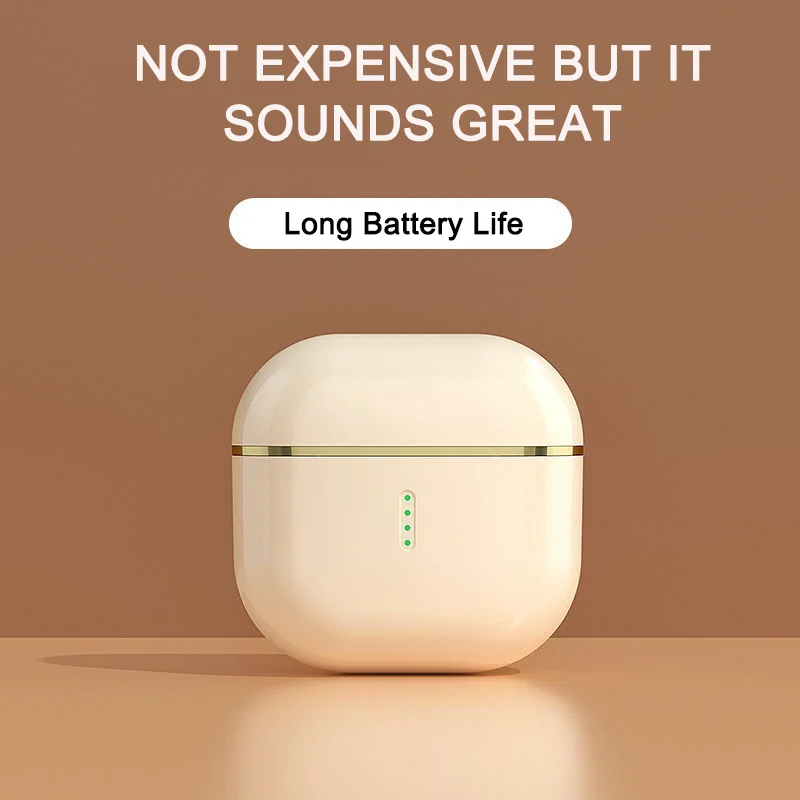 

Bluetooth Earphone Light Weight Half In Ear Comfortable Wearlong Battery Life Rechargeable Listen Music Noise Reduction Gaming