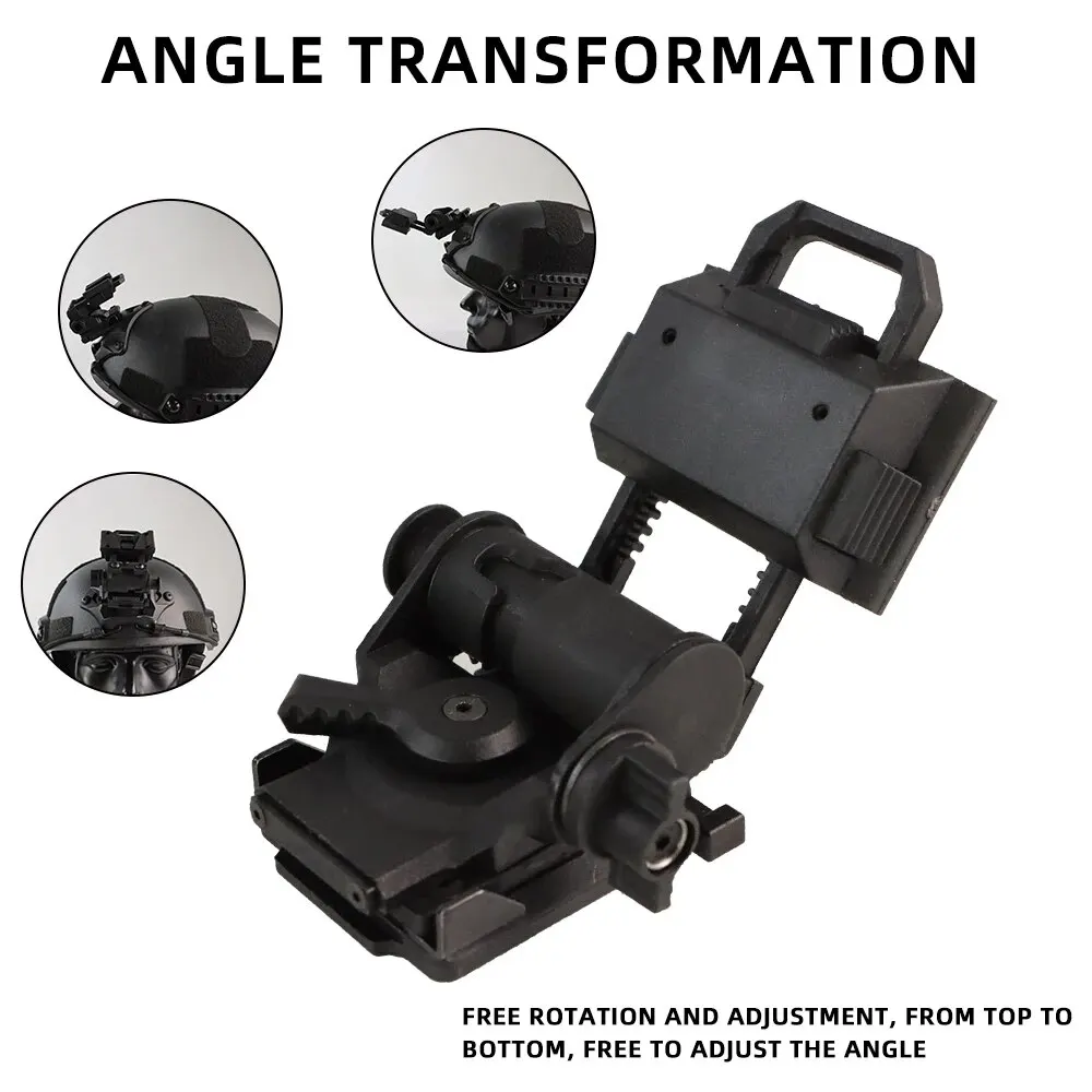 Tactical Helmet NVG Holder Bracket For PVS15/18 GPNVG18 Night Vision Goggles Holder Bracket Mount Helmet Accessories