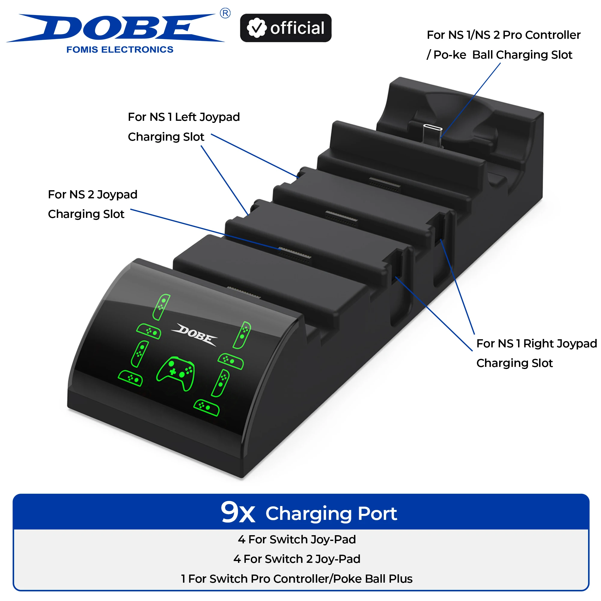 DOBE Multi-Function Charging S - огляд і ціна Retro Gaming Gun