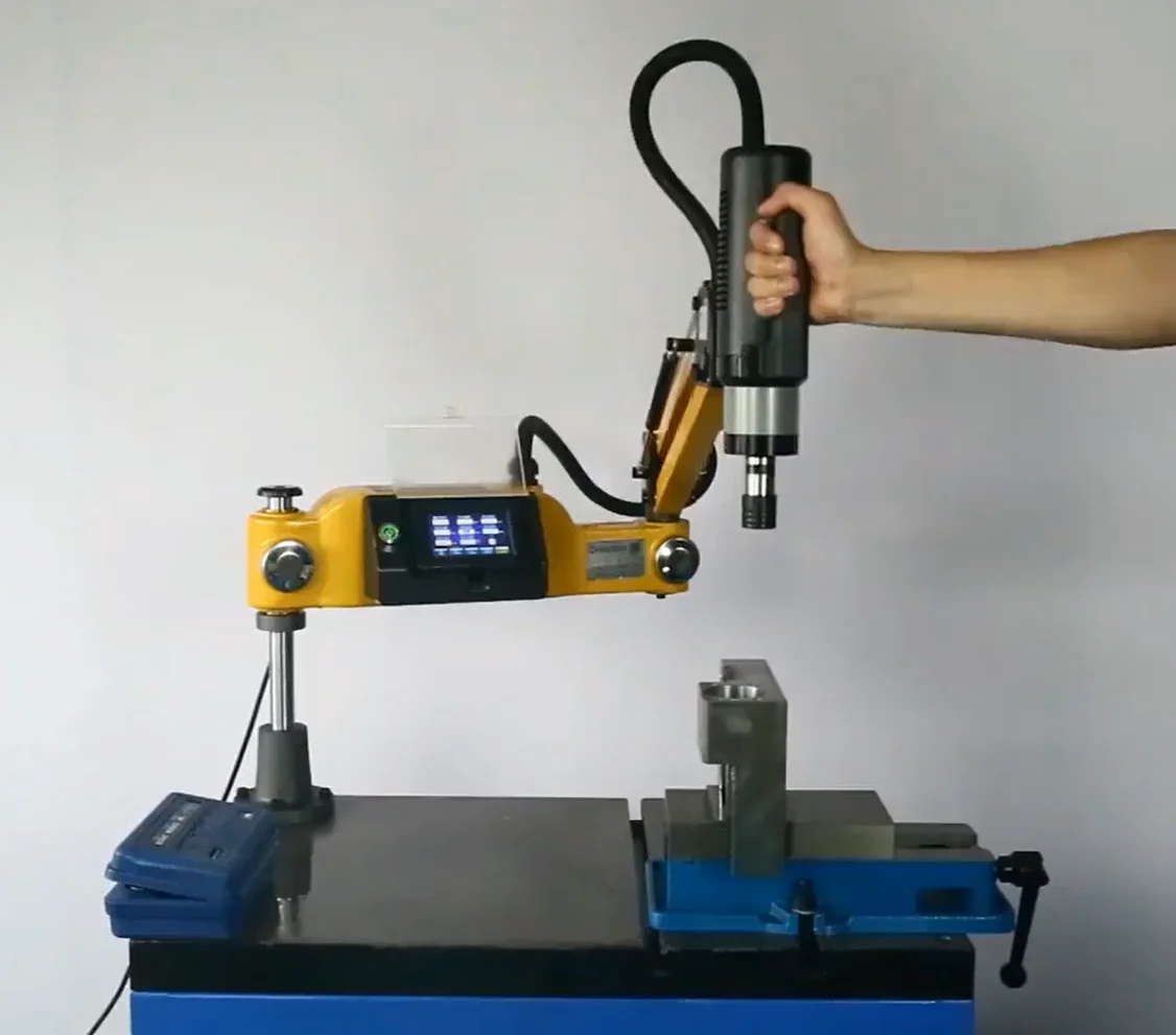Tapping Machine M3-M16 Vertical & Universal Head, High‑Efficiency Metal Thread Workshop Power Tool