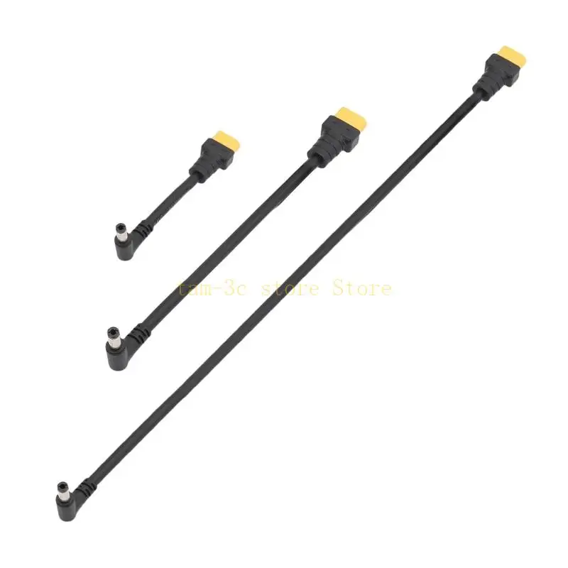 DC5525 XT60 Adapter Cable XT60 Male To DC5525 Male Power Cable For TS100 Soldering Iron And Outdoor Field Repairs D0UA